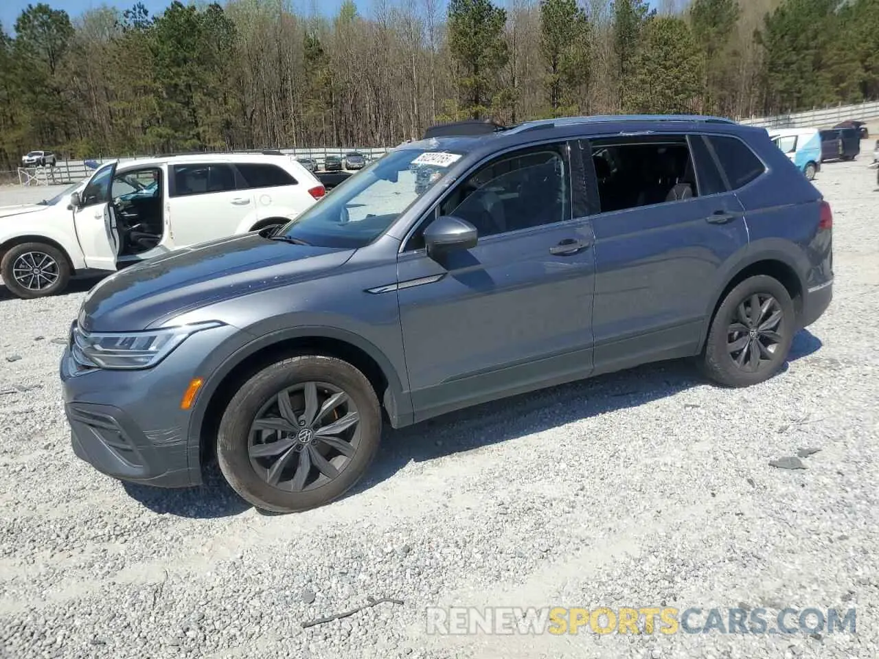 1 Photograph of a damaged car 3VV3B7AX9NM100003 VOLKSWAGEN TIGUAN 2022