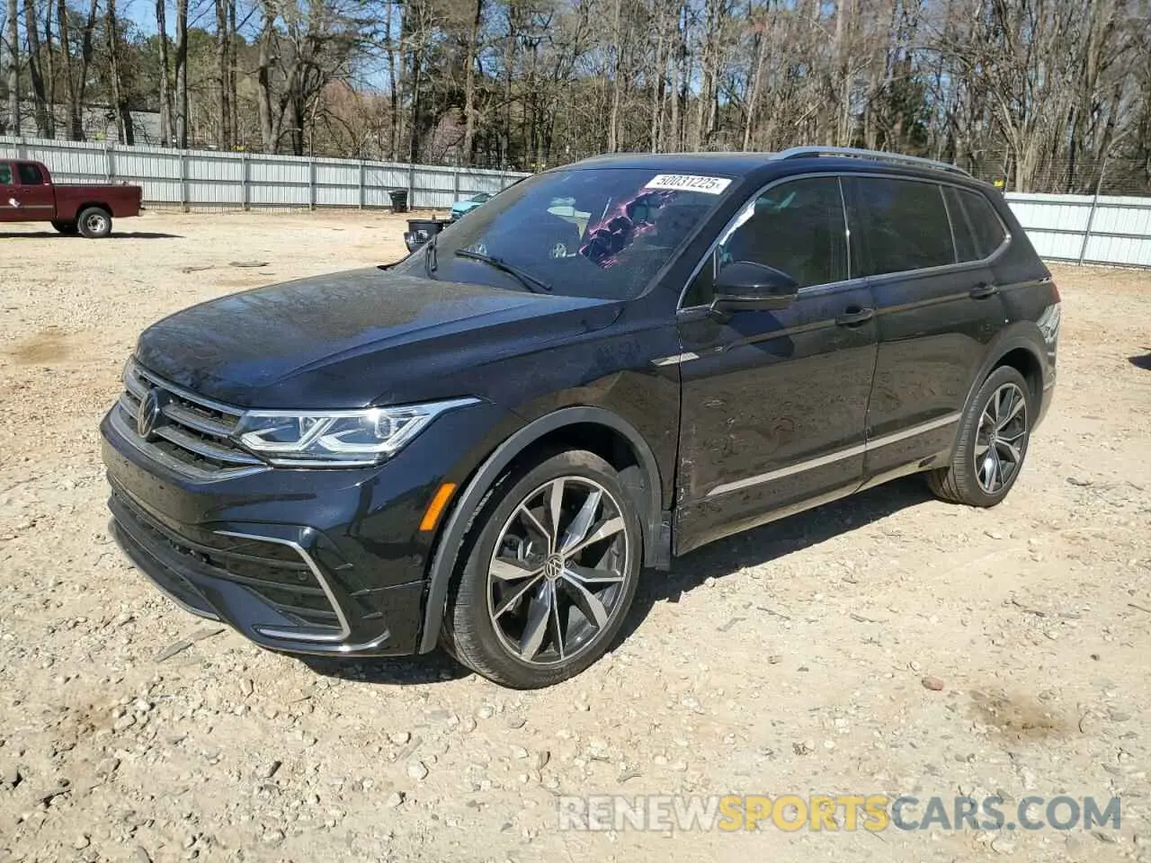 1 Photograph of a damaged car 3VV4B7AX7NM108752 VOLKSWAGEN TIGUAN 2022