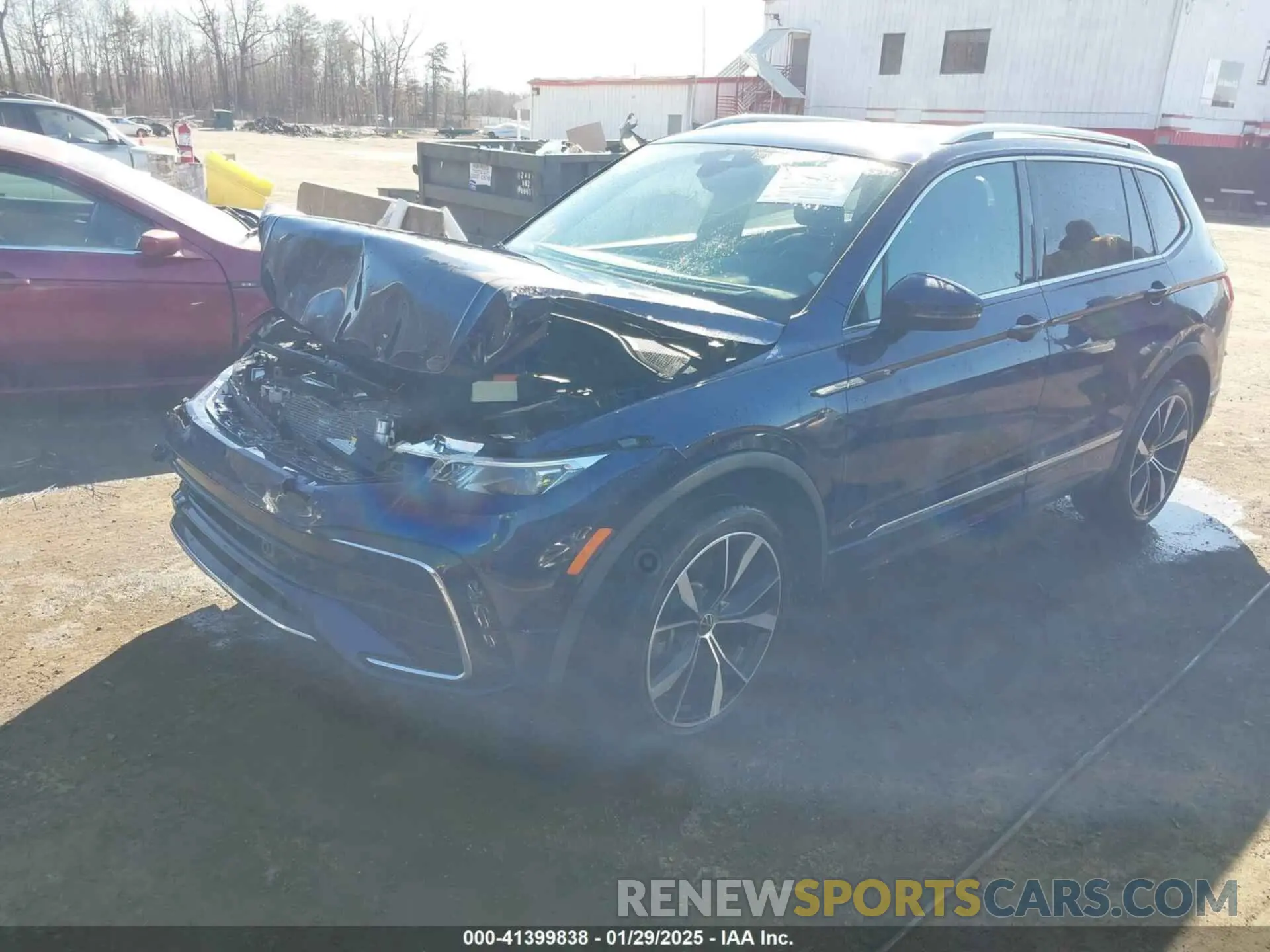 2 Photograph of a damaged car 3VV4B7AX8NM003928 VOLKSWAGEN TIGUAN 2022