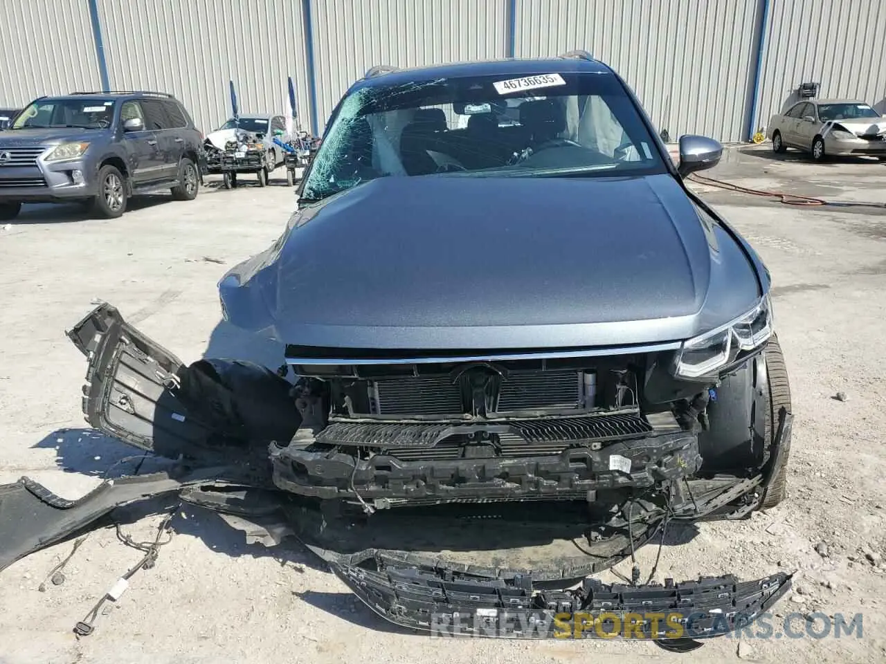 5 Photograph of a damaged car 3VV4B7AX8NM067645 VOLKSWAGEN TIGUAN 2022