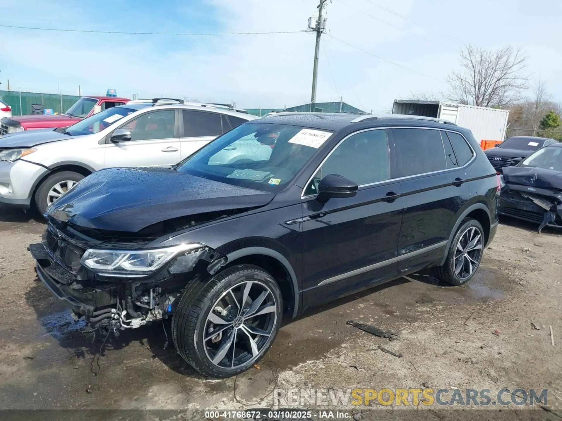 2 Photograph of a damaged car 3VV4B7AXXNM142698 VOLKSWAGEN TIGUAN 2022