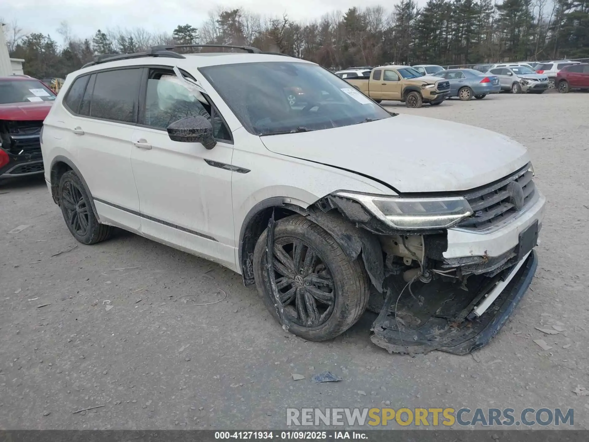 1 Photograph of a damaged car 3VV8B7AX2NM089612 VOLKSWAGEN TIGUAN 2022