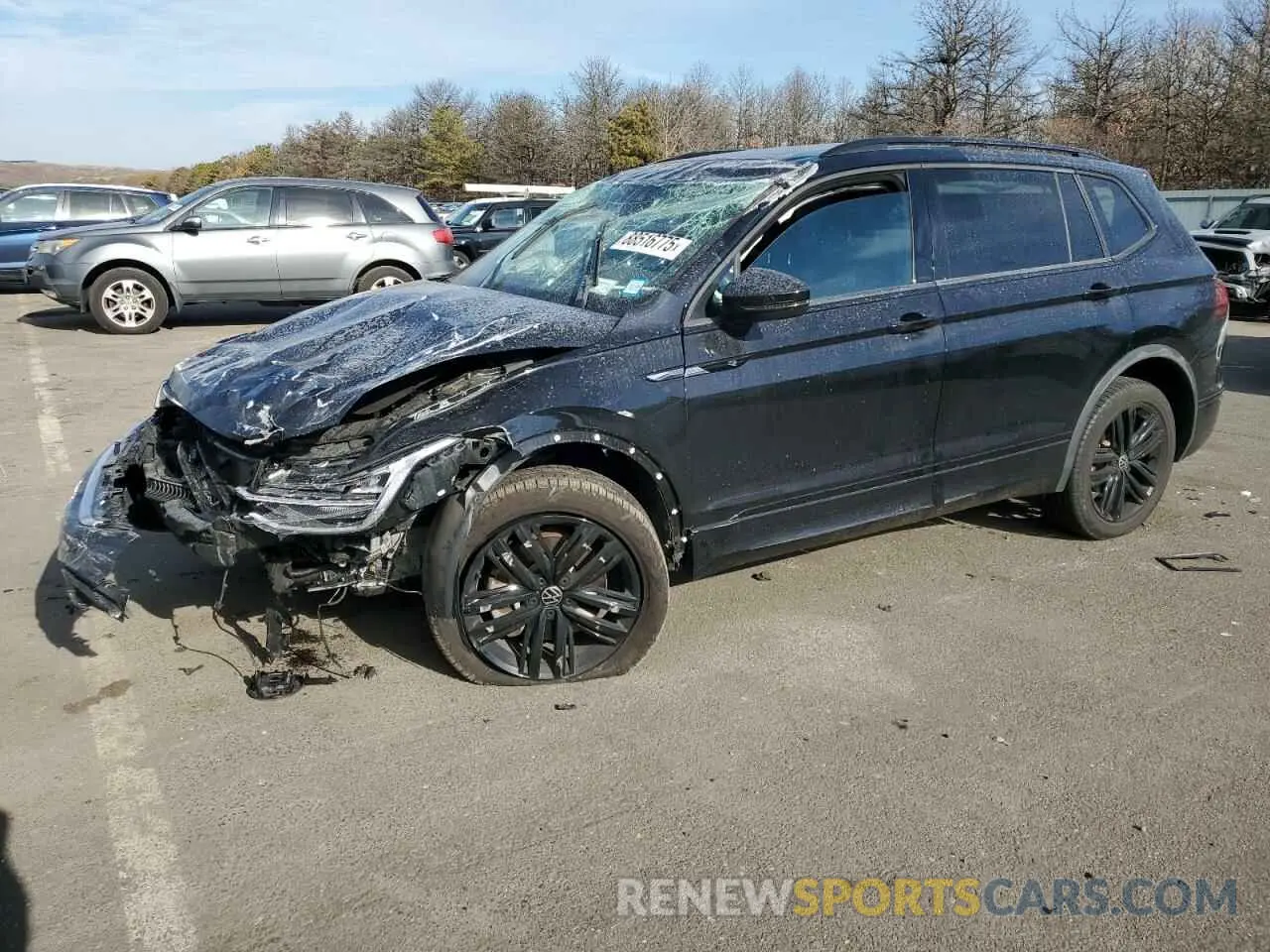 1 Photograph of a damaged car 3VV8B7AX4NM018976 VOLKSWAGEN TIGUAN 2022