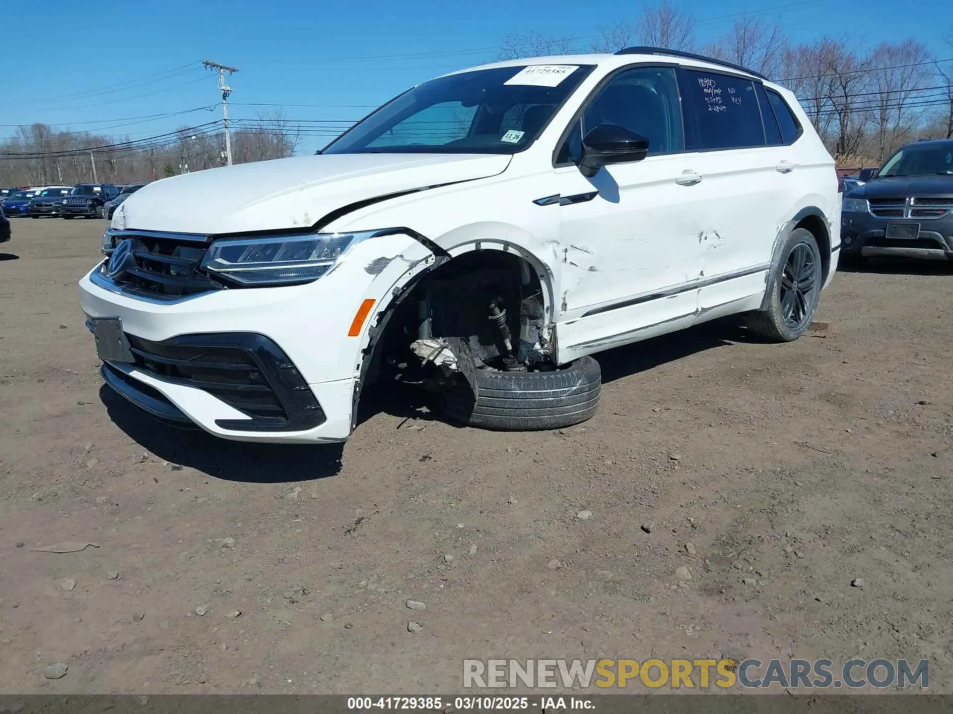 6 Photograph of a damaged car 3VV8B7AX4NM027208 VOLKSWAGEN TIGUAN 2022