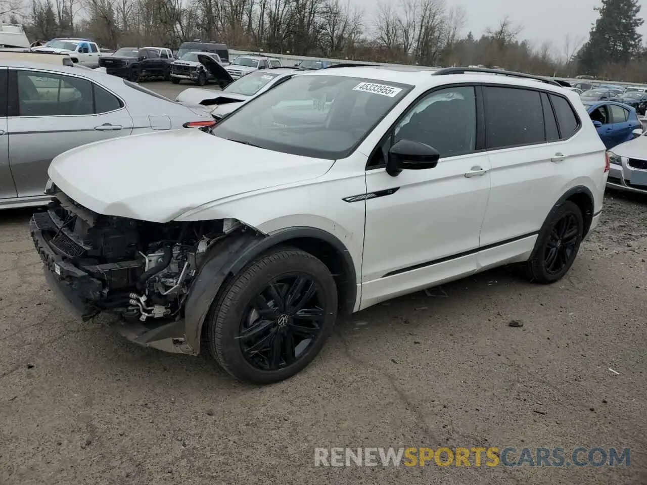1 Photograph of a damaged car 3VV8B7AX4NM095511 VOLKSWAGEN TIGUAN 2022