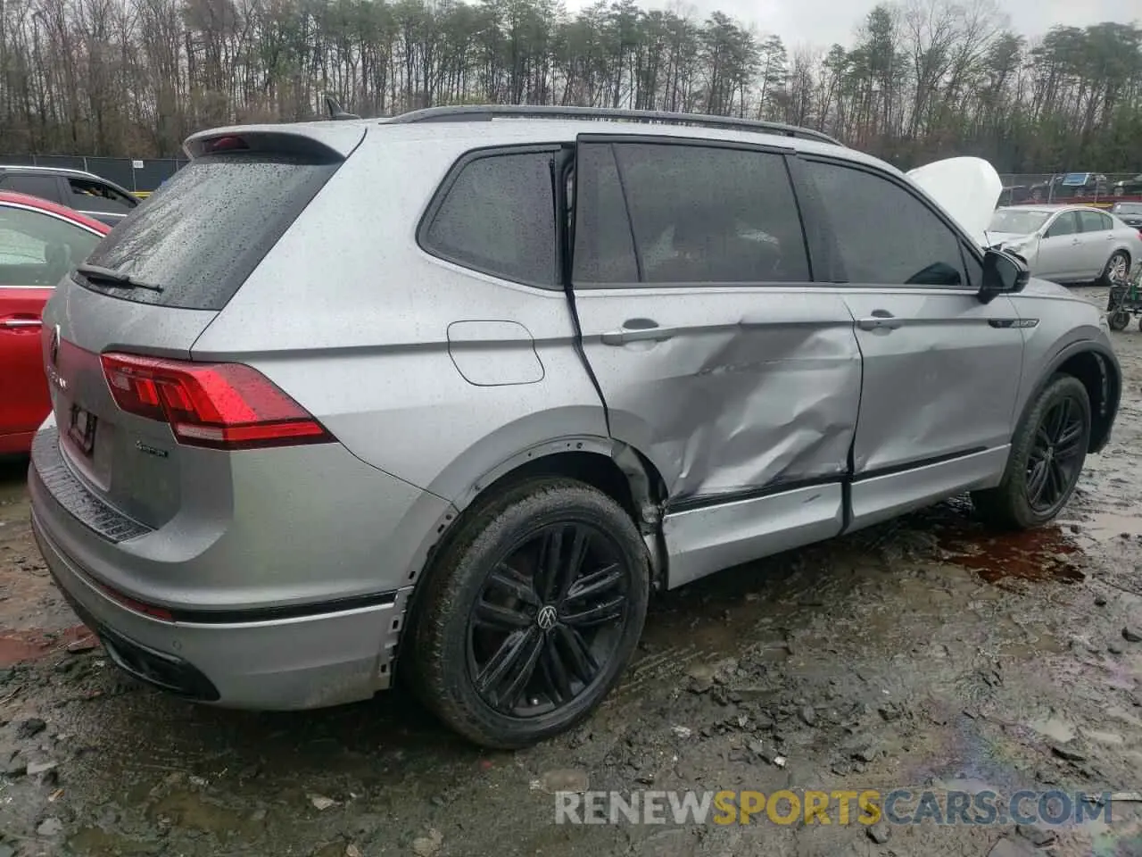 3 Photograph of a damaged car 3VV8B7AX4NM095539 VOLKSWAGEN TIGUAN 2022