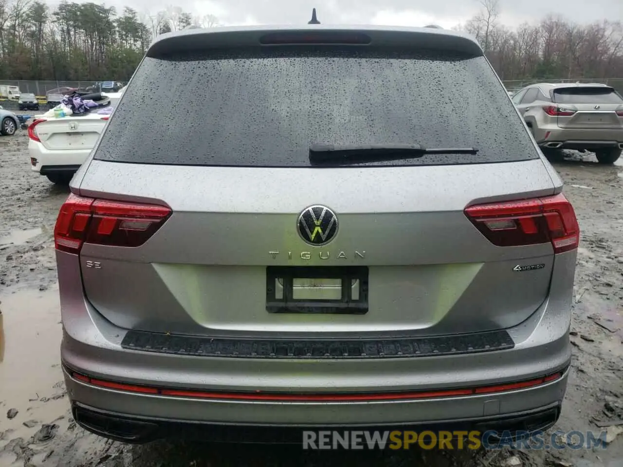6 Photograph of a damaged car 3VV8B7AX4NM095539 VOLKSWAGEN TIGUAN 2022