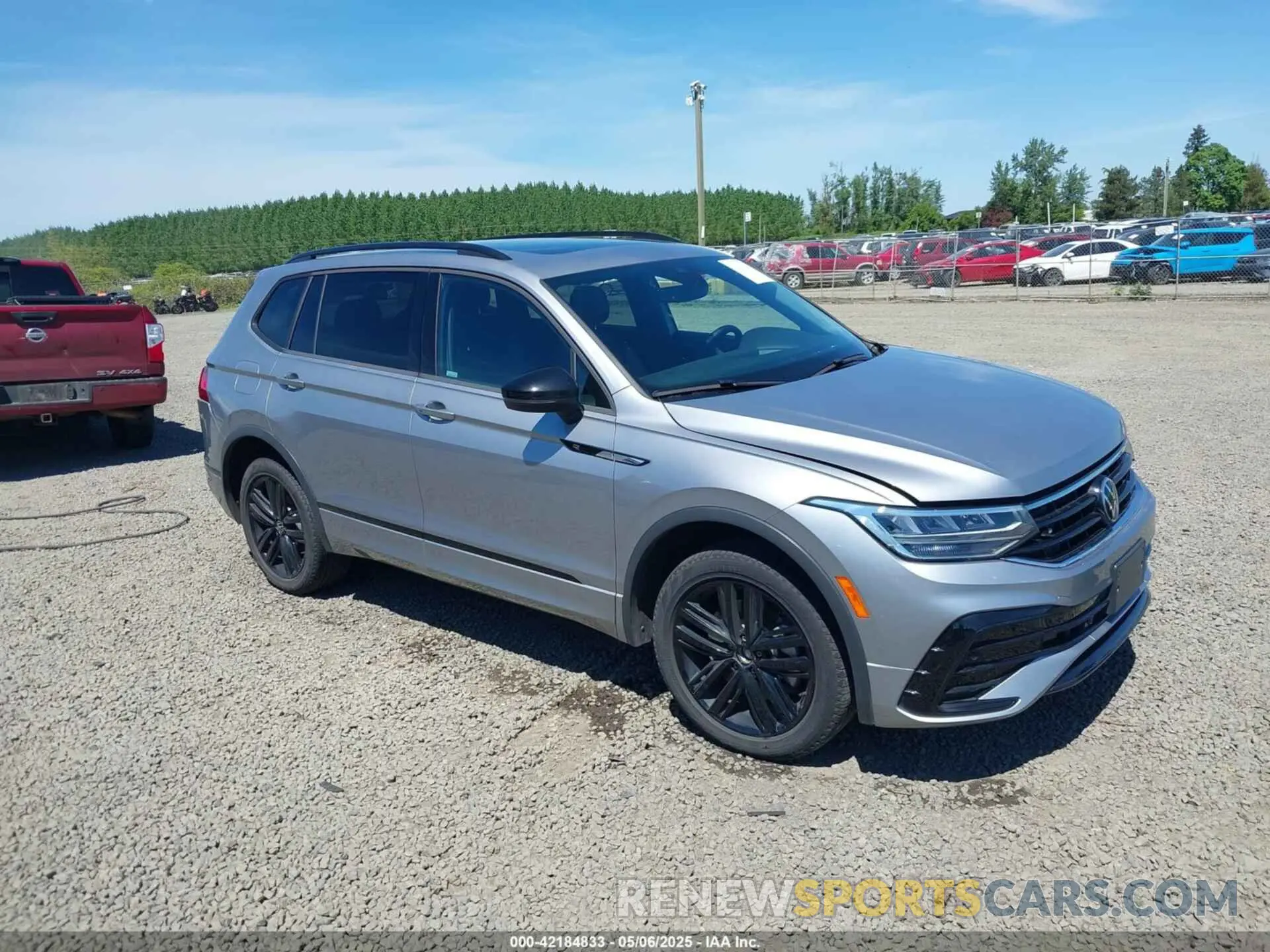 1 Photograph of a damaged car 3VV8B7AX6NM153845 VOLKSWAGEN TIGUAN 2022