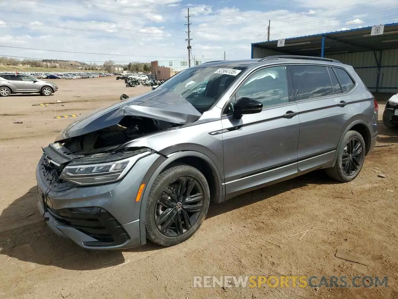 1 Photograph of a damaged car 3VV8B7AX7NM103911 VOLKSWAGEN TIGUAN 2022