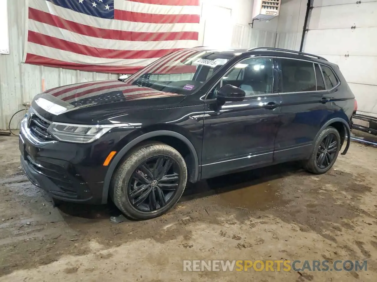 1 Photograph of a damaged car 3VV8B7AX8NM102055 VOLKSWAGEN TIGUAN 2022