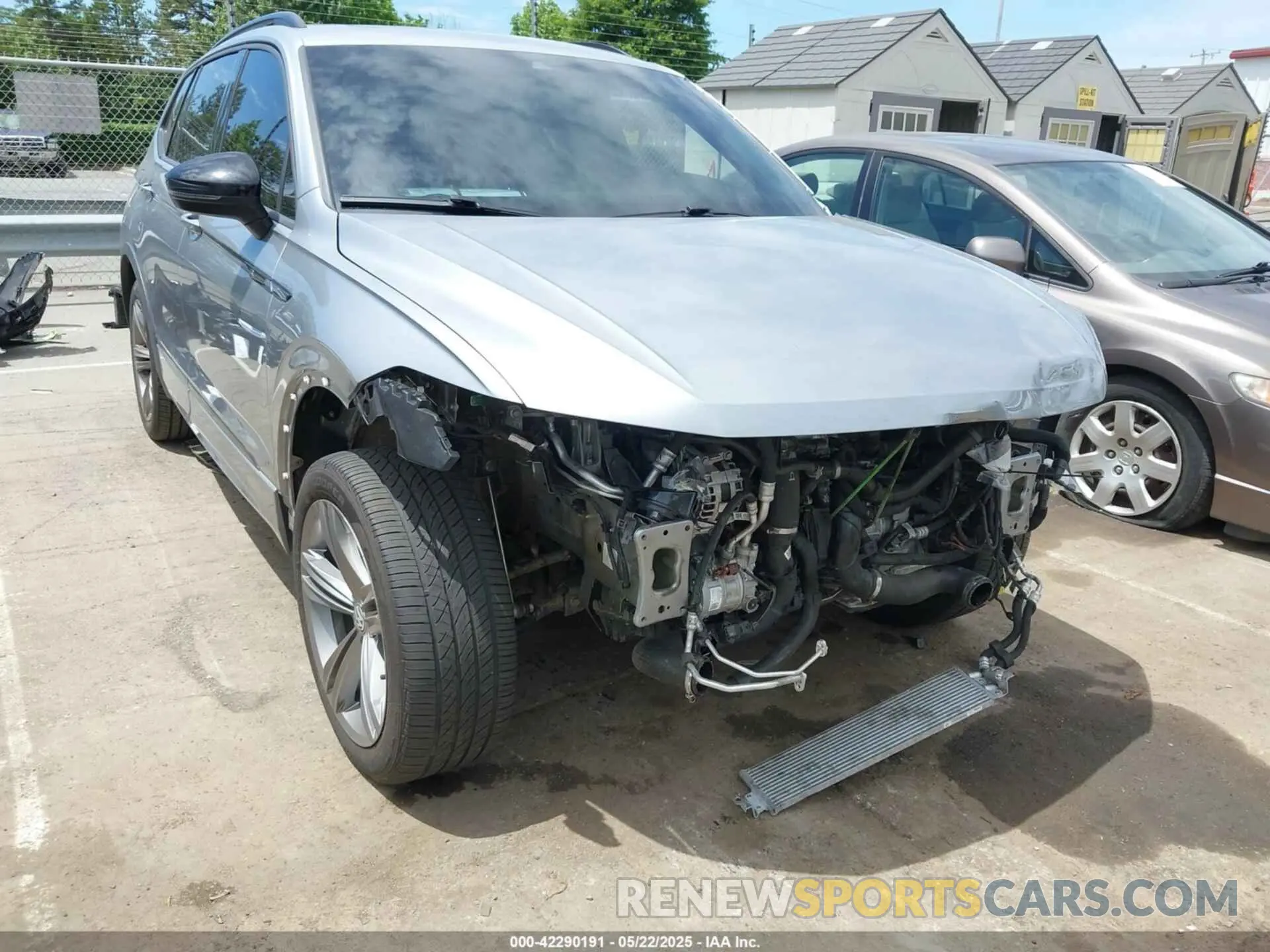 1 Photograph of a damaged car 3VV8B7AX9NM093043 VOLKSWAGEN TIGUAN 2022