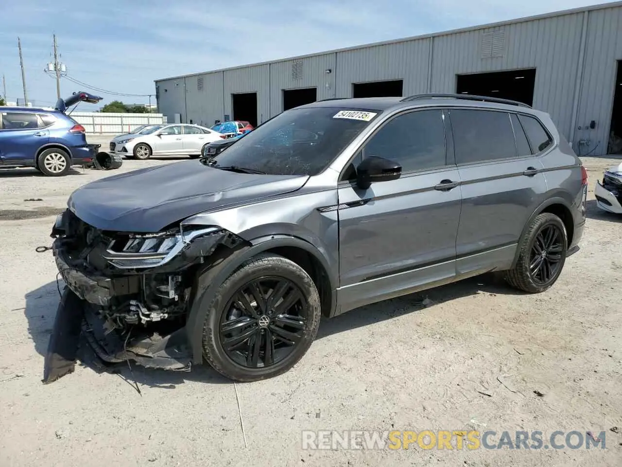 1 Photograph of a damaged car 3VVCB7AX6NM081880 VOLKSWAGEN TIGUAN 2022