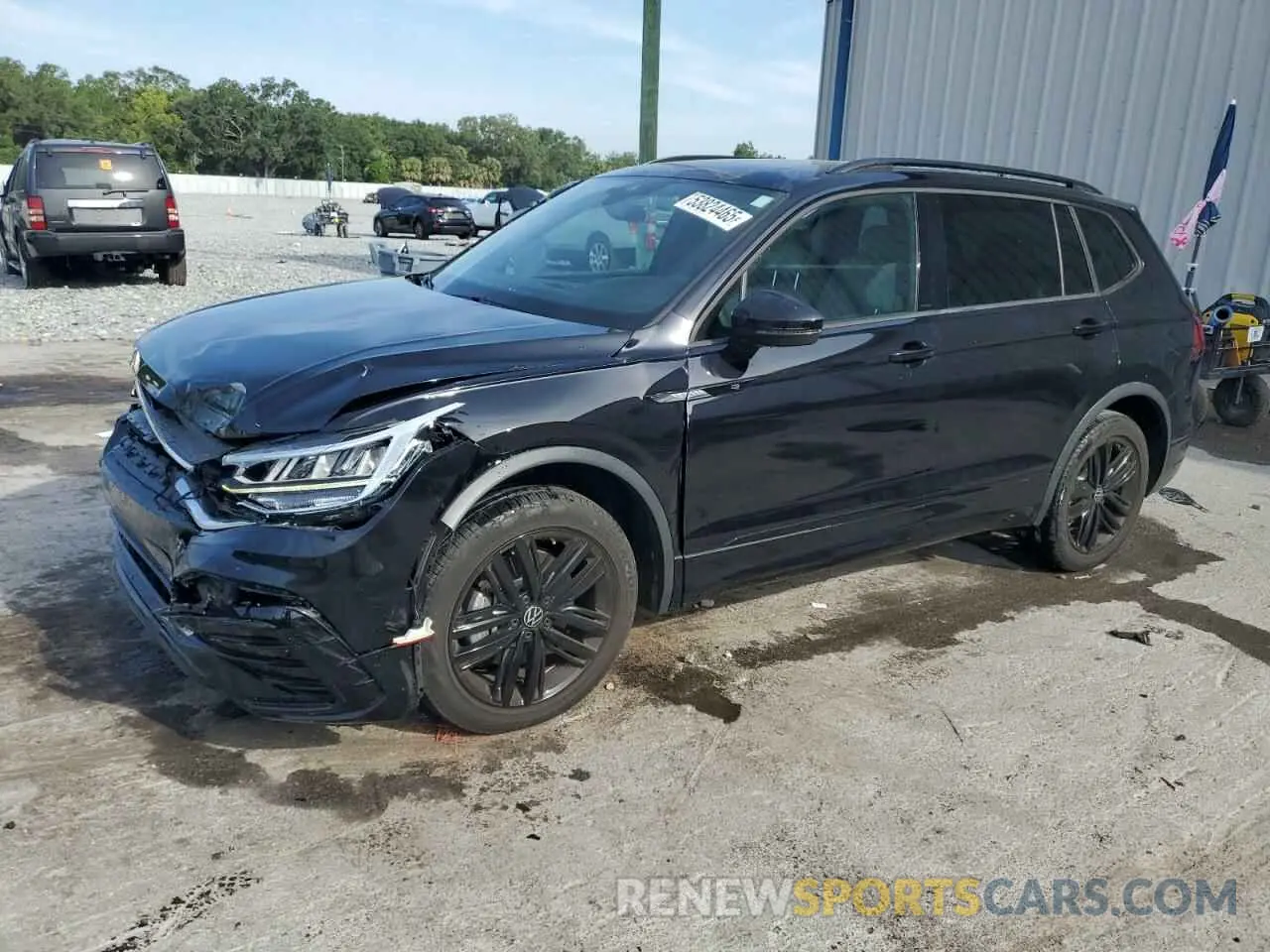 1 Photograph of a damaged car 3VVCB7AX9NM099855 VOLKSWAGEN TIGUAN 2022
