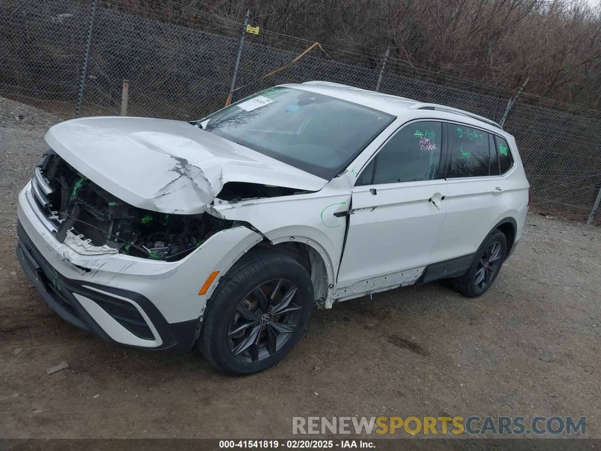 2 Photograph of a damaged car 3VV2B7AX8PM062519 VOLKSWAGEN TIGUAN 2023