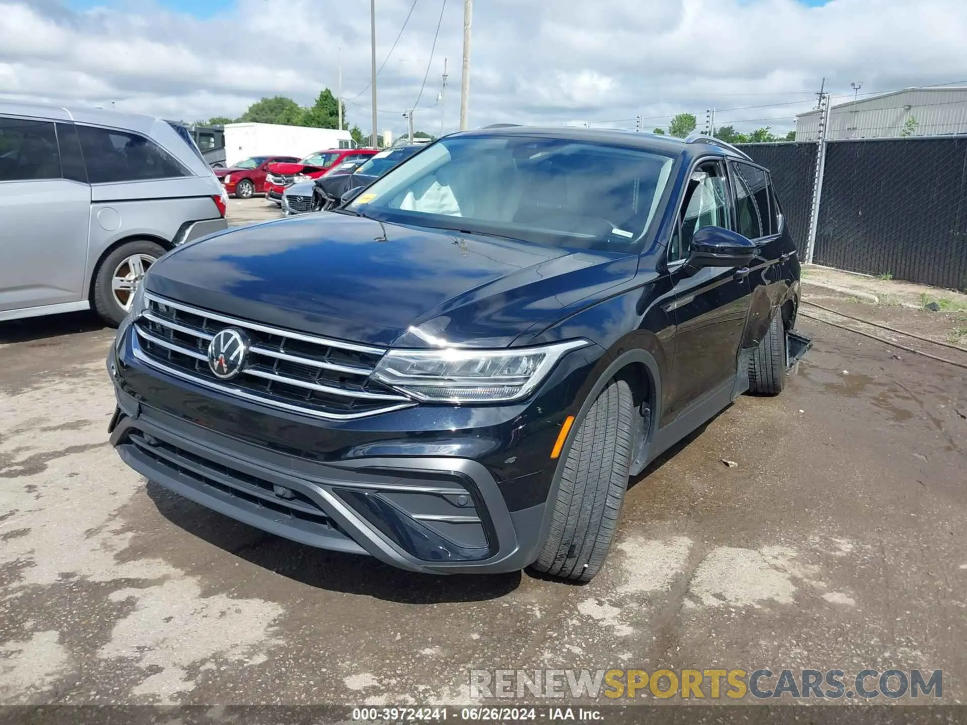 2 Photograph of a damaged car 3VV3B7AX4PM136264 VOLKSWAGEN TIGUAN 2023