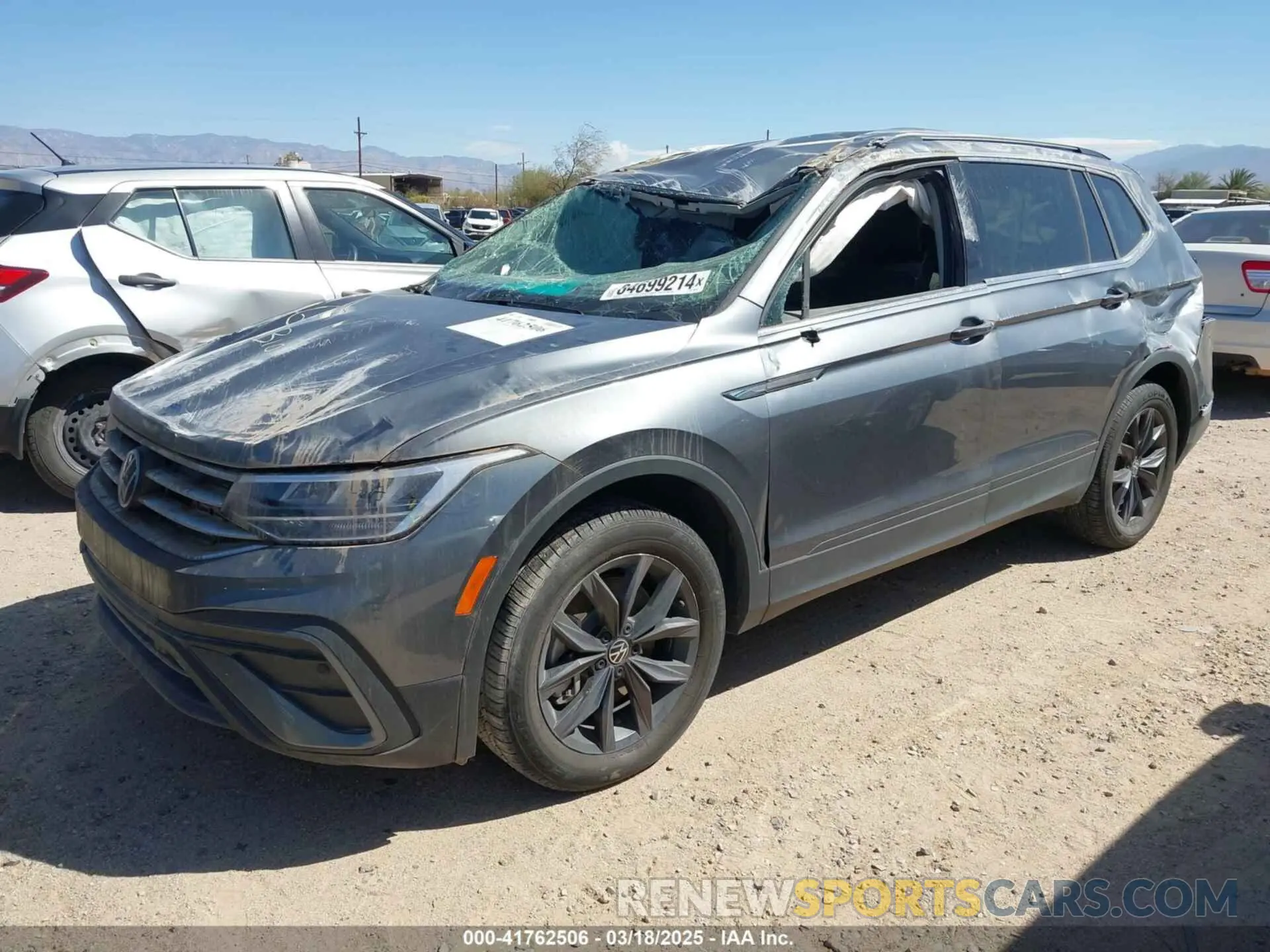 2 Photograph of a damaged car 3VV3B7AX5PM018742 VOLKSWAGEN TIGUAN 2023
