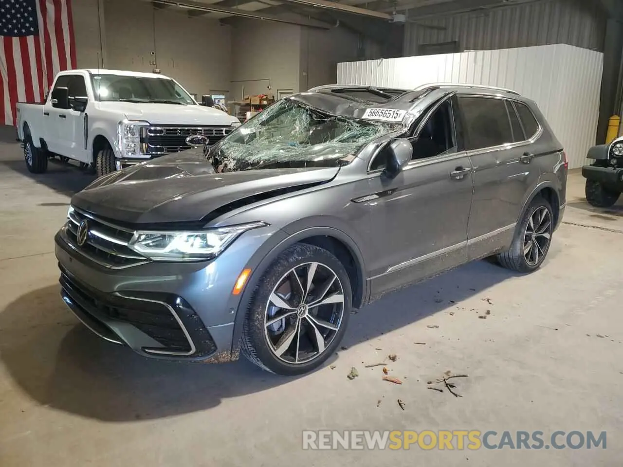 1 Photograph of a damaged car 3VV4B7AX3PM072402 VOLKSWAGEN TIGUAN 2023