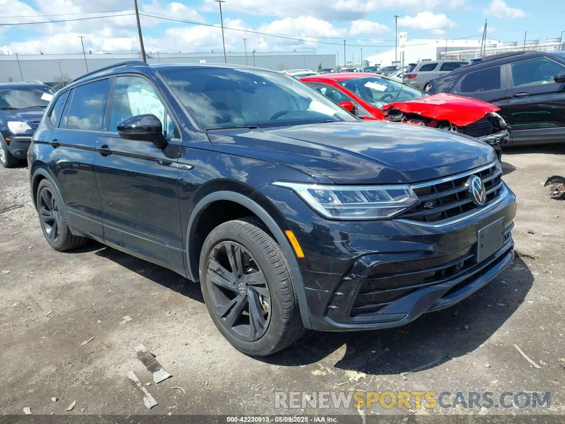 1 Photograph of a damaged car 3VV8B7AX1PM031316 VOLKSWAGEN TIGUAN 2023