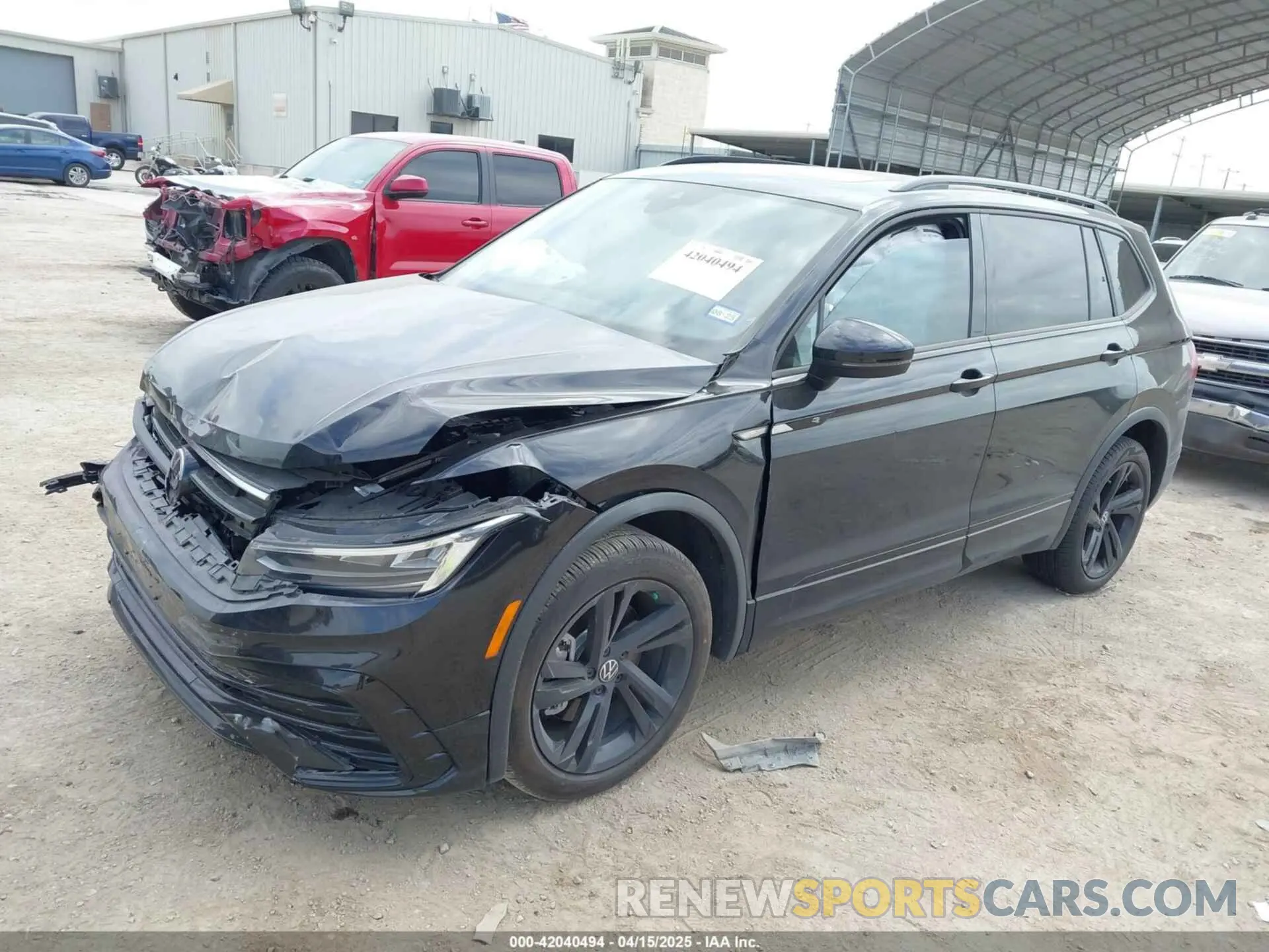 2 Photograph of a damaged car 3VVCB7AX0PM122636 VOLKSWAGEN TIGUAN 2023