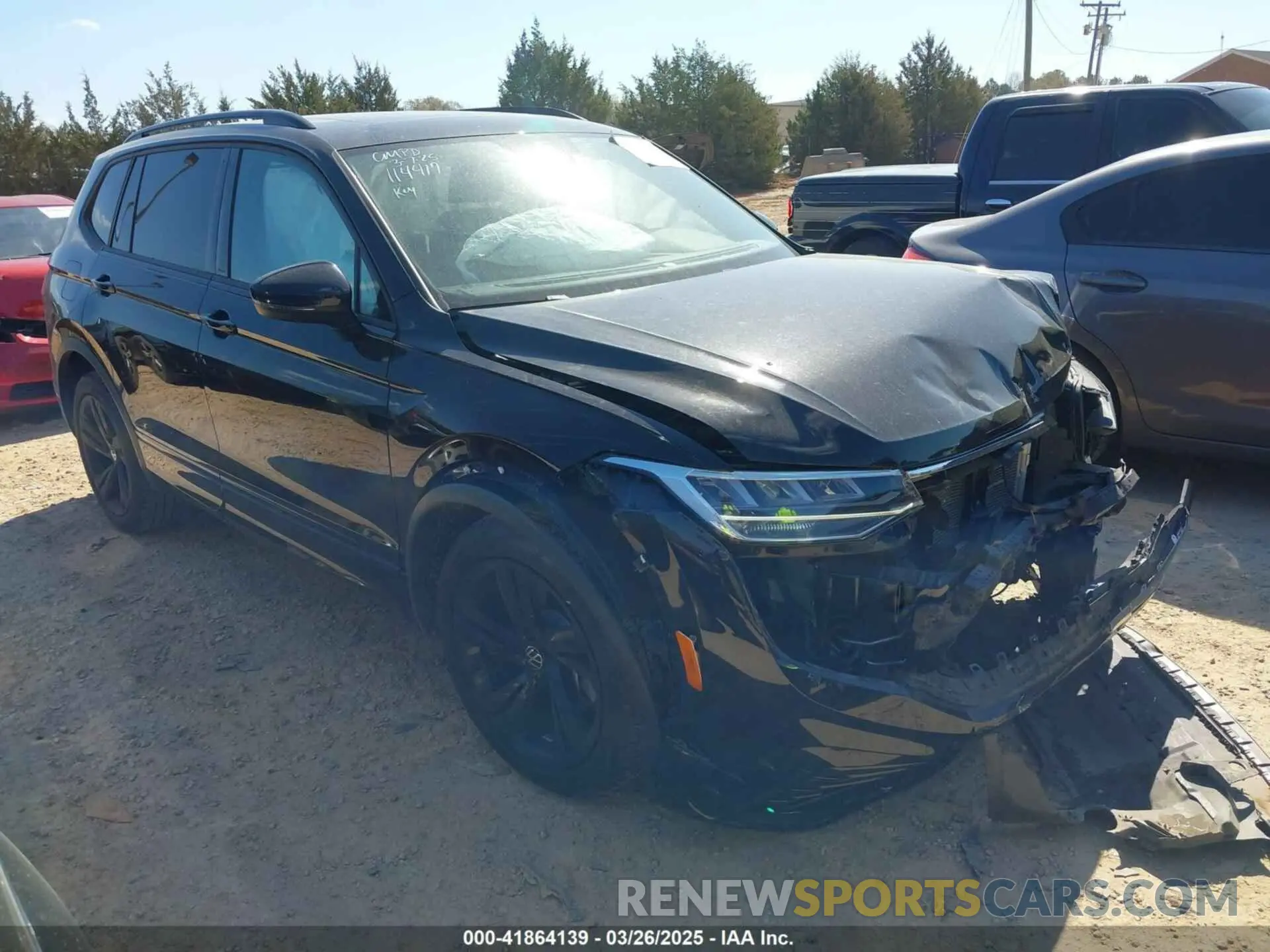 1 Photograph of a damaged car 3VVCB7AX3PM114417 VOLKSWAGEN TIGUAN 2023