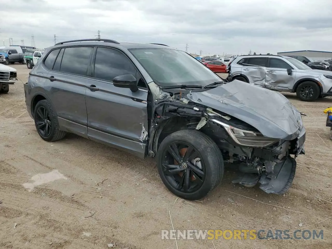 4 Photograph of a damaged car 3VVCB7AX6PM013498 VOLKSWAGEN TIGUAN 2023