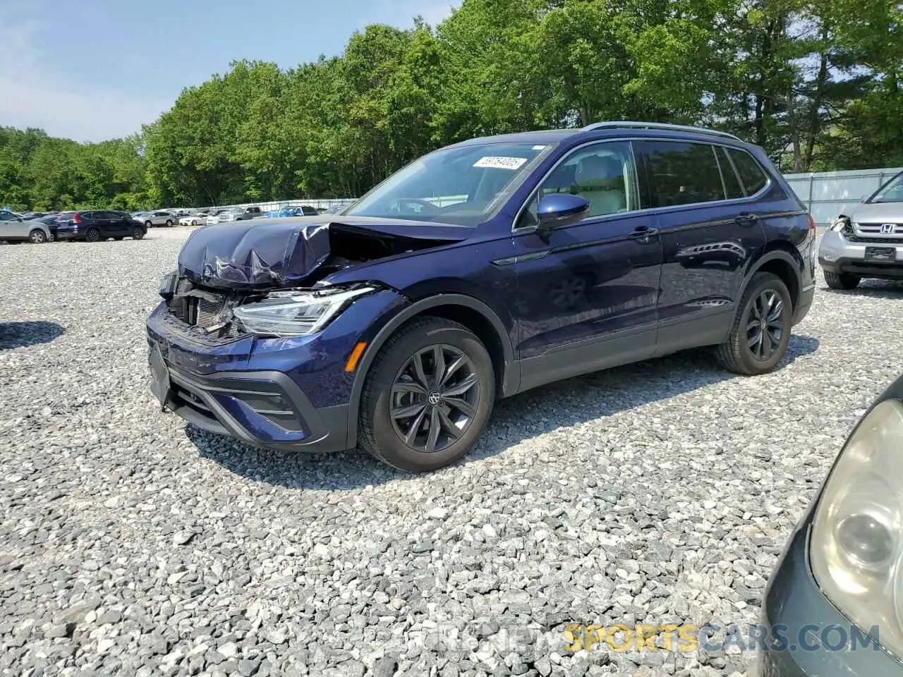 1 Photograph of a damaged car 3VVMB7AX3PM036760 VOLKSWAGEN TIGUAN 2023