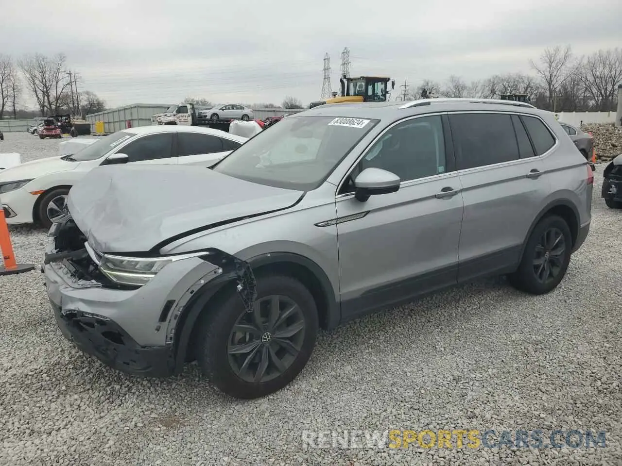 1 Photograph of a damaged car 3VVMB7AX8PM011840 VOLKSWAGEN TIGUAN 2023