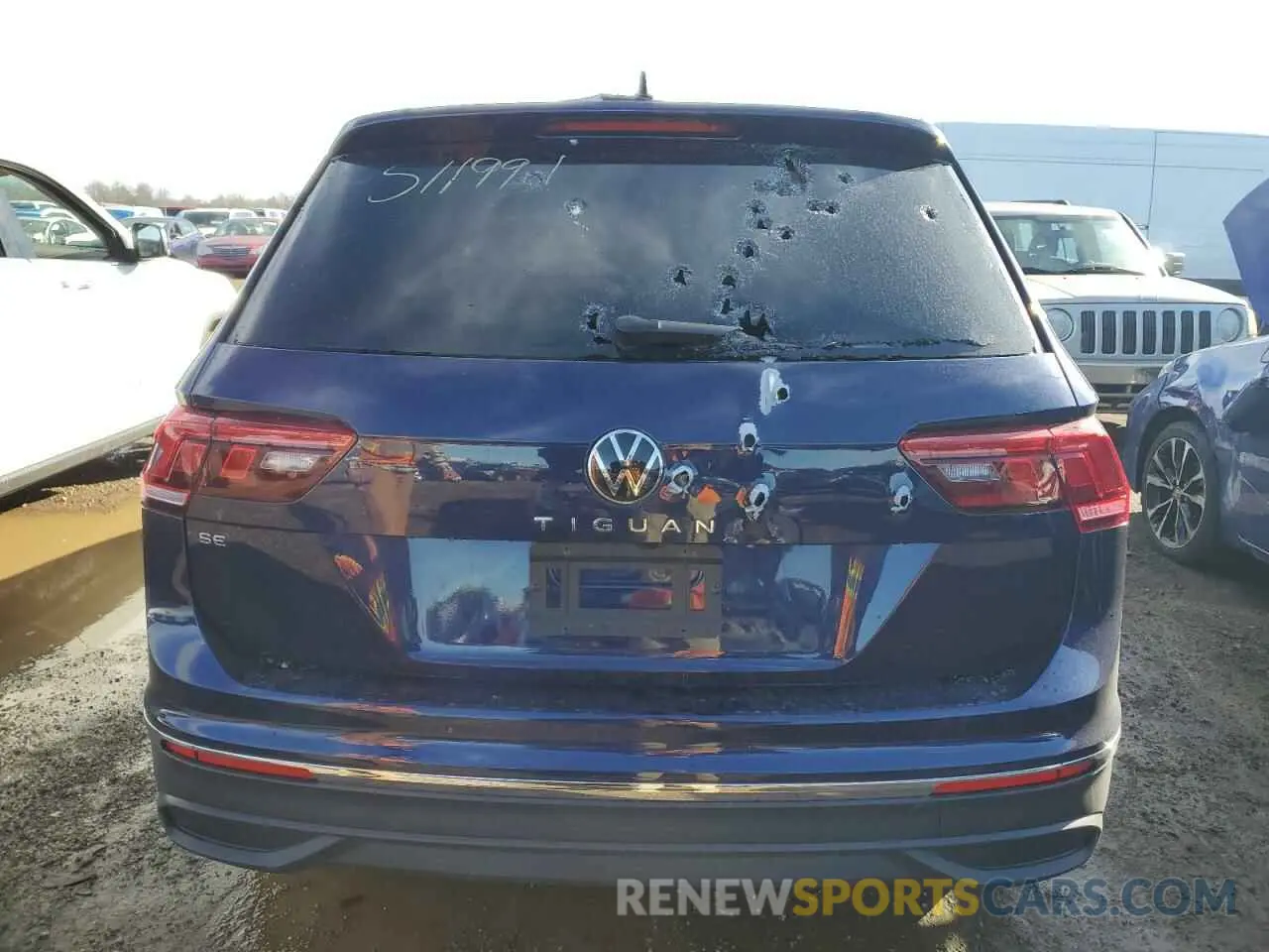 6 Photograph of a damaged car 3VVNB7AX4PM024346 VOLKSWAGEN TIGUAN 2023