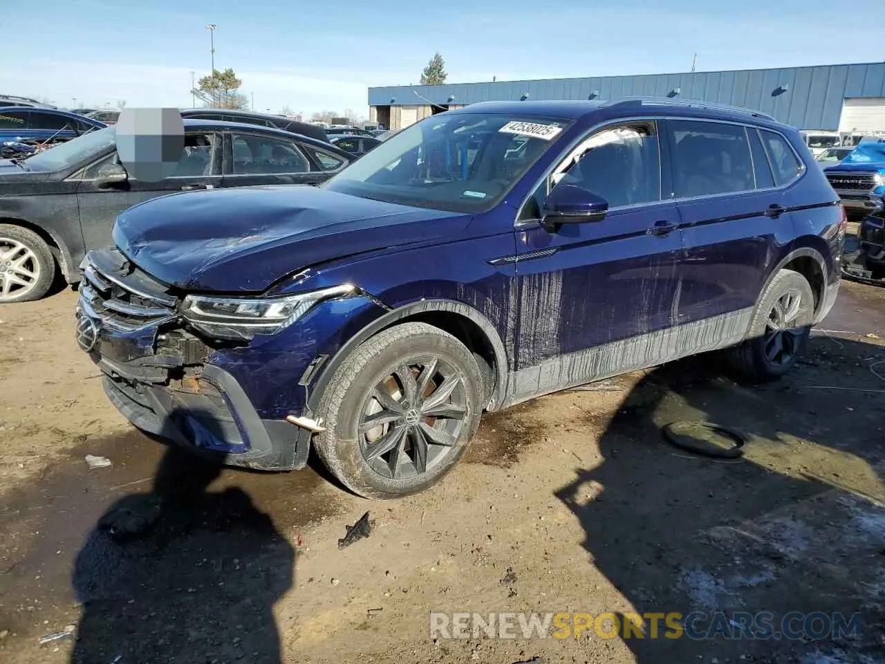 1 Photograph of a damaged car 3VVNB7AXXPM094434 VOLKSWAGEN TIGUAN 2023