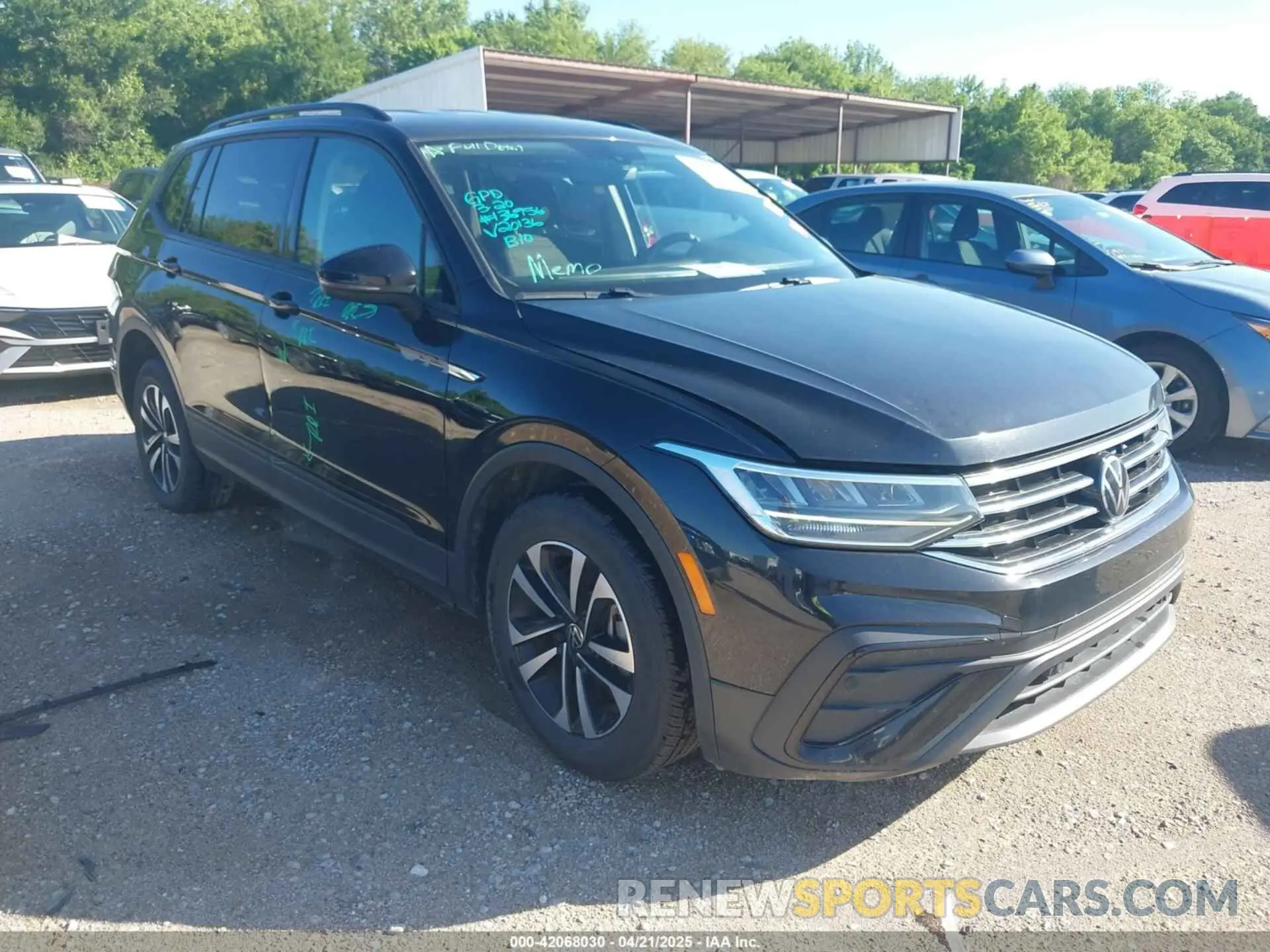 1 Photograph of a damaged car 3VVRB7AX0PM120136 VOLKSWAGEN TIGUAN 2023
