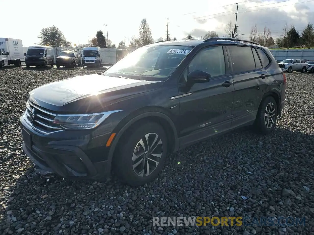 1 Photograph of a damaged car 3VVRB7AX9PM064990 VOLKSWAGEN TIGUAN 2023
