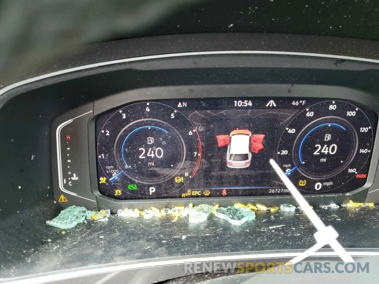 9 Photograph of a damaged car 3VV4B7AX2RM031987 VOLKSWAGEN TIGUAN 2024