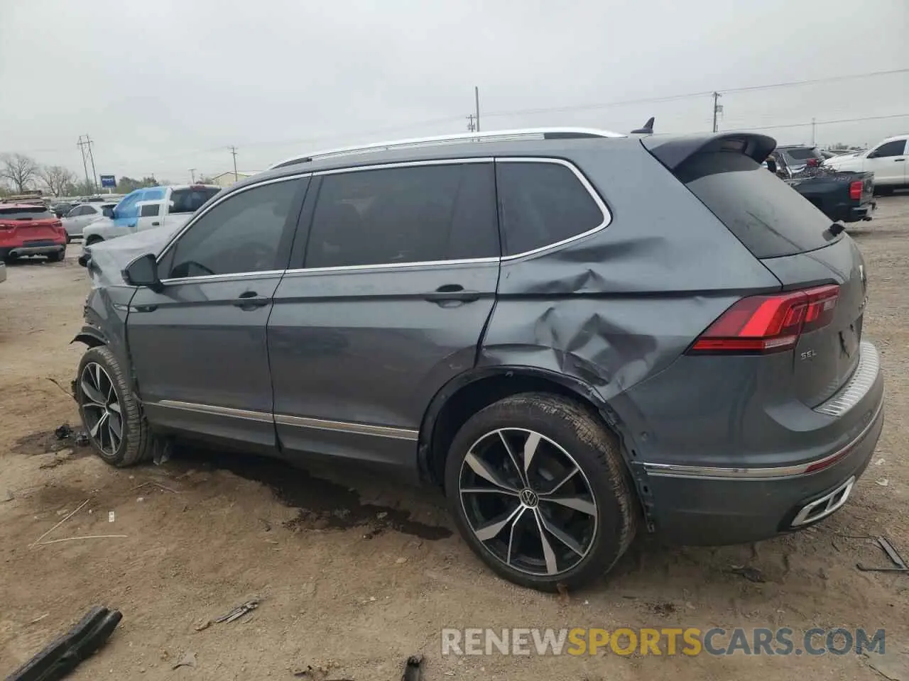 2 Photograph of a damaged car 3VV4B7AX7RM158394 VOLKSWAGEN TIGUAN 2024