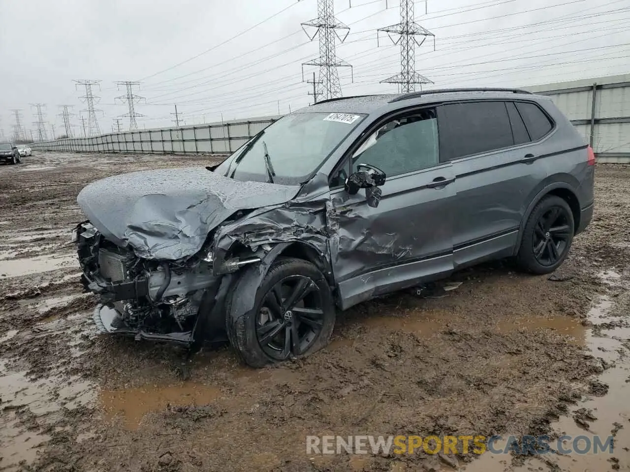 1 Photograph of a damaged car 3VV8B7AX4RM021480 VOLKSWAGEN TIGUAN 2024