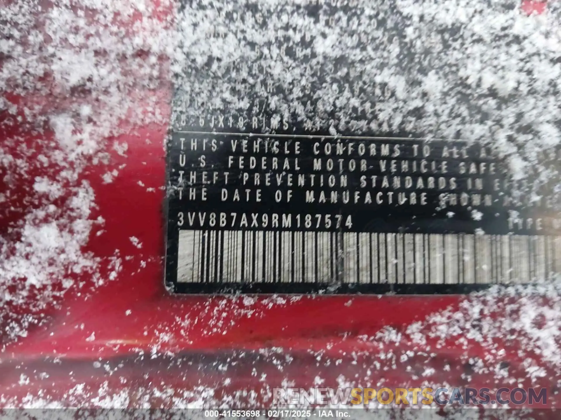 9 Photograph of a damaged car 3VV8B7AX9RM187574 VOLKSWAGEN TIGUAN 2024