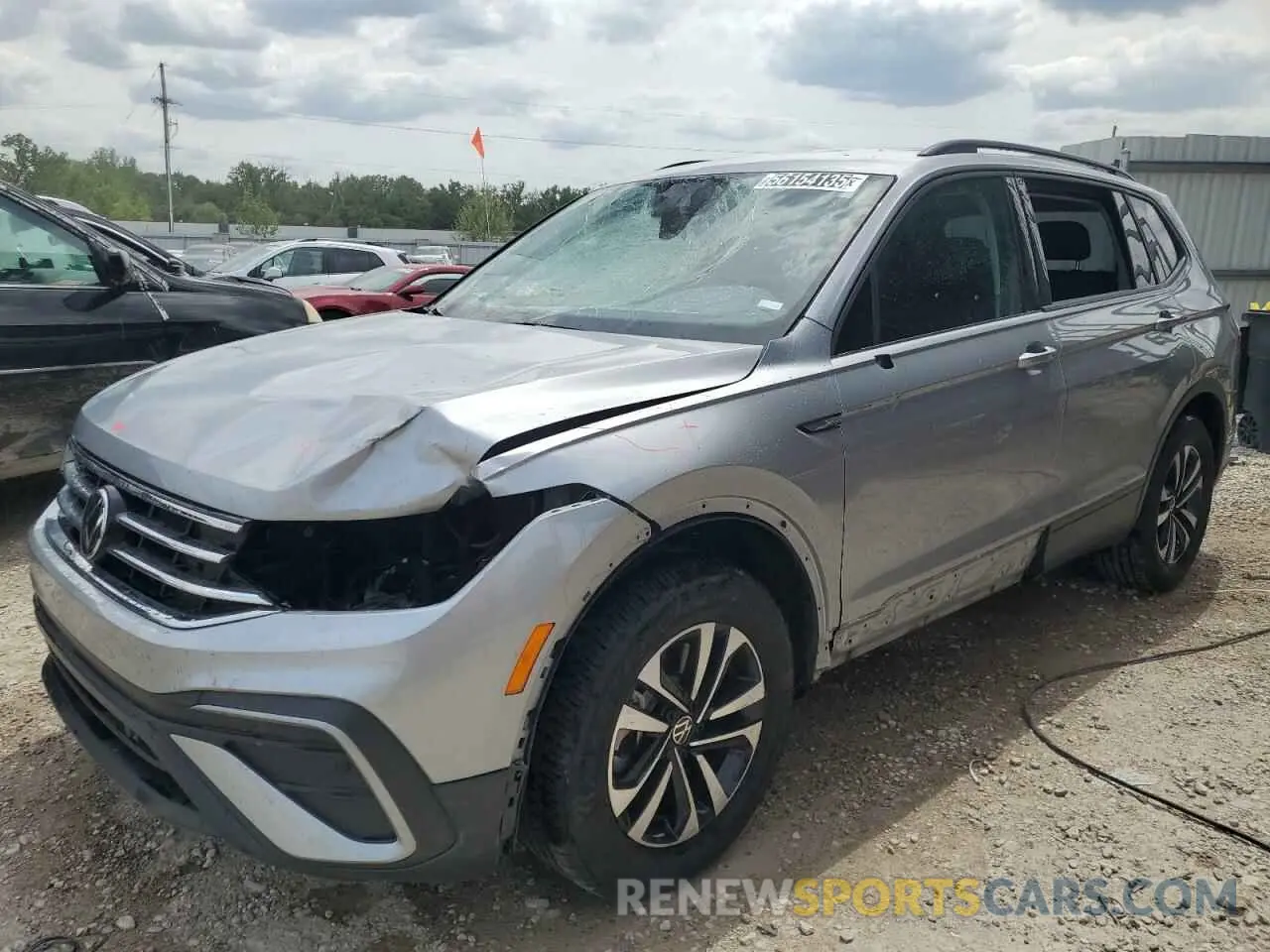 1 Photograph of a damaged car 3VVFB7AX6RM041804 VOLKSWAGEN TIGUAN 2024