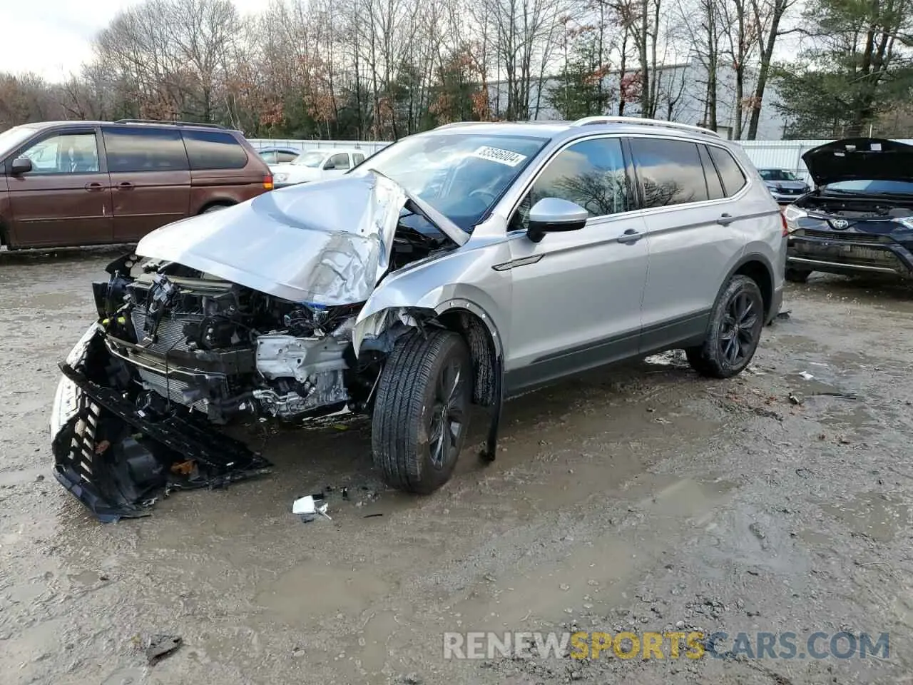 1 Photograph of a damaged car 3VVMB7AX4RM059158 VOLKSWAGEN TIGUAN 2024