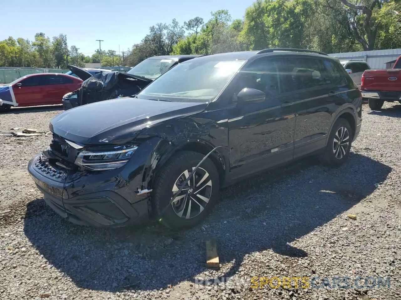 1 Photograph of a damaged car 3VVRB7AXXRM223955 VOLKSWAGEN TIGUAN 2024