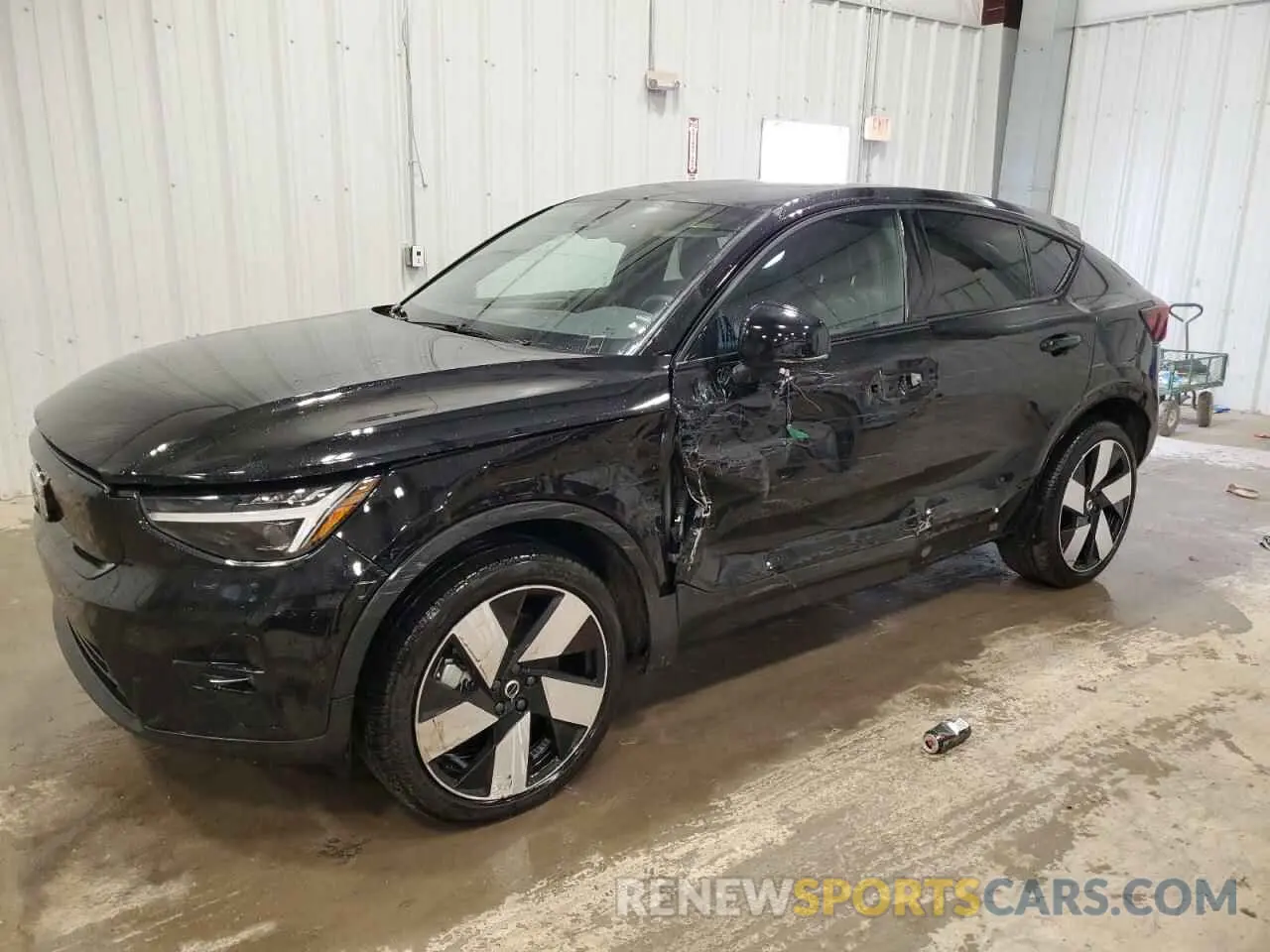 1 Photograph of a damaged car YV4ED3GB0N2007428 VOLVO C40 P8 REC 2022
