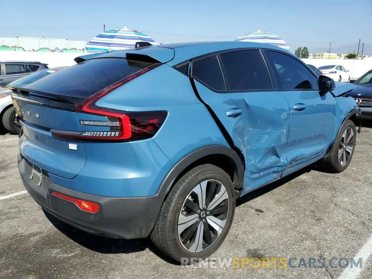 3 Photograph of a damaged car YV4ED3GL0P2055183 VOLVO C40 RECHAR 2023