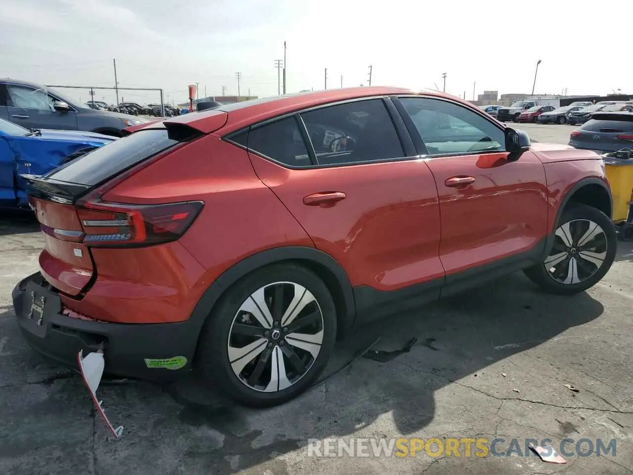 3 Photograph of a damaged car YV4ED3GL8P2038700 VOLVO C40 RECHAR 2023