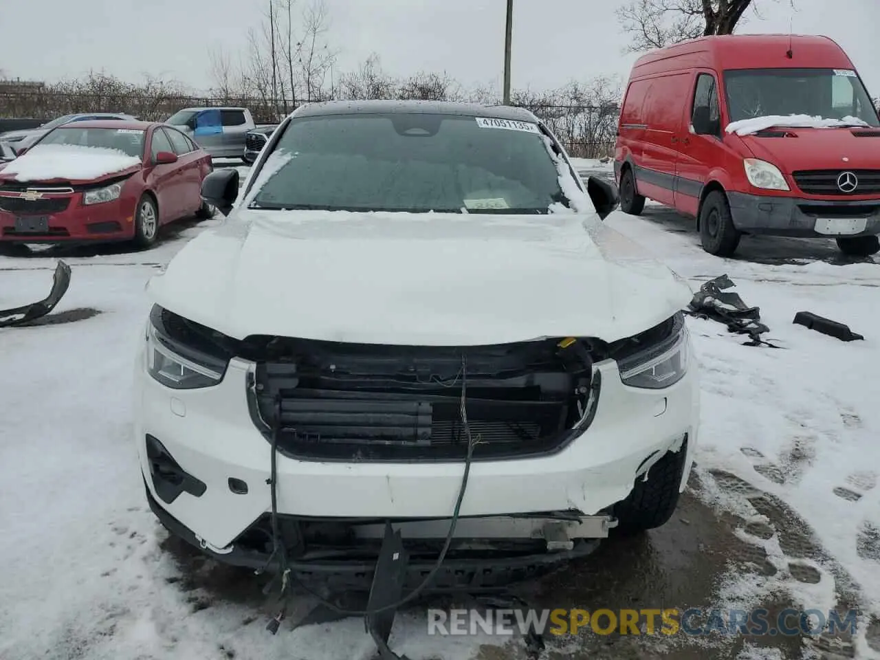 5 Photograph of a damaged car YV4ED3GL8P2056789 VOLVO C40 RECHAR 2023