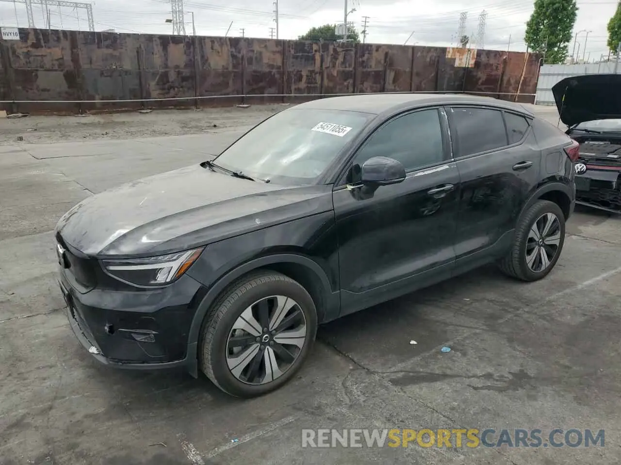 1 Photograph of a damaged car YV4ED3GL9P2051214 VOLVO C40 RECHAR 2023