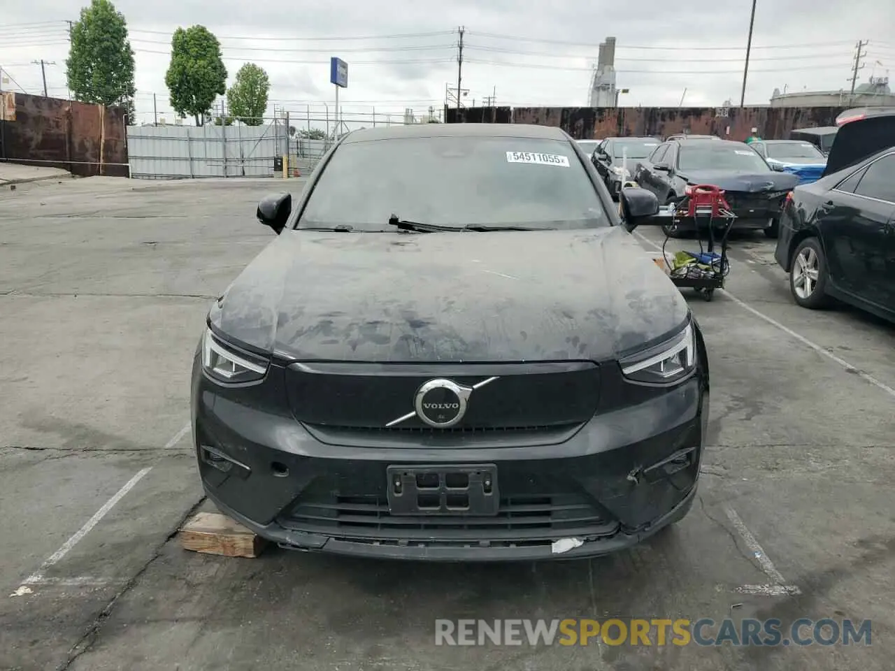 5 Photograph of a damaged car YV4ED3GL9P2051214 VOLVO C40 RECHAR 2023