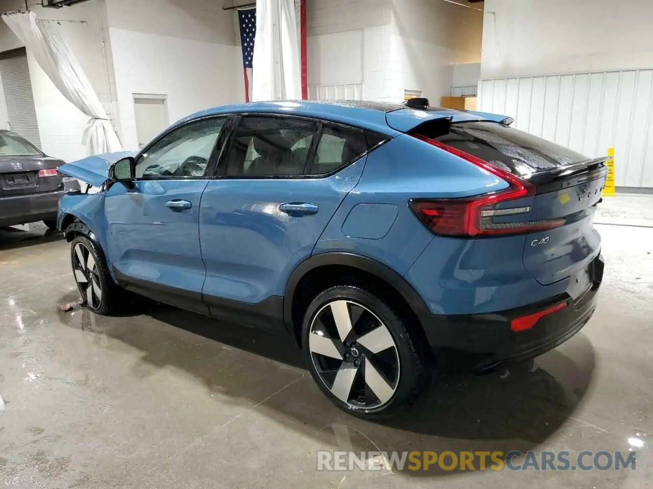 2 Photograph of a damaged car YV4ED3GLXP2049195 VOLVO C40 RECHAR 2023