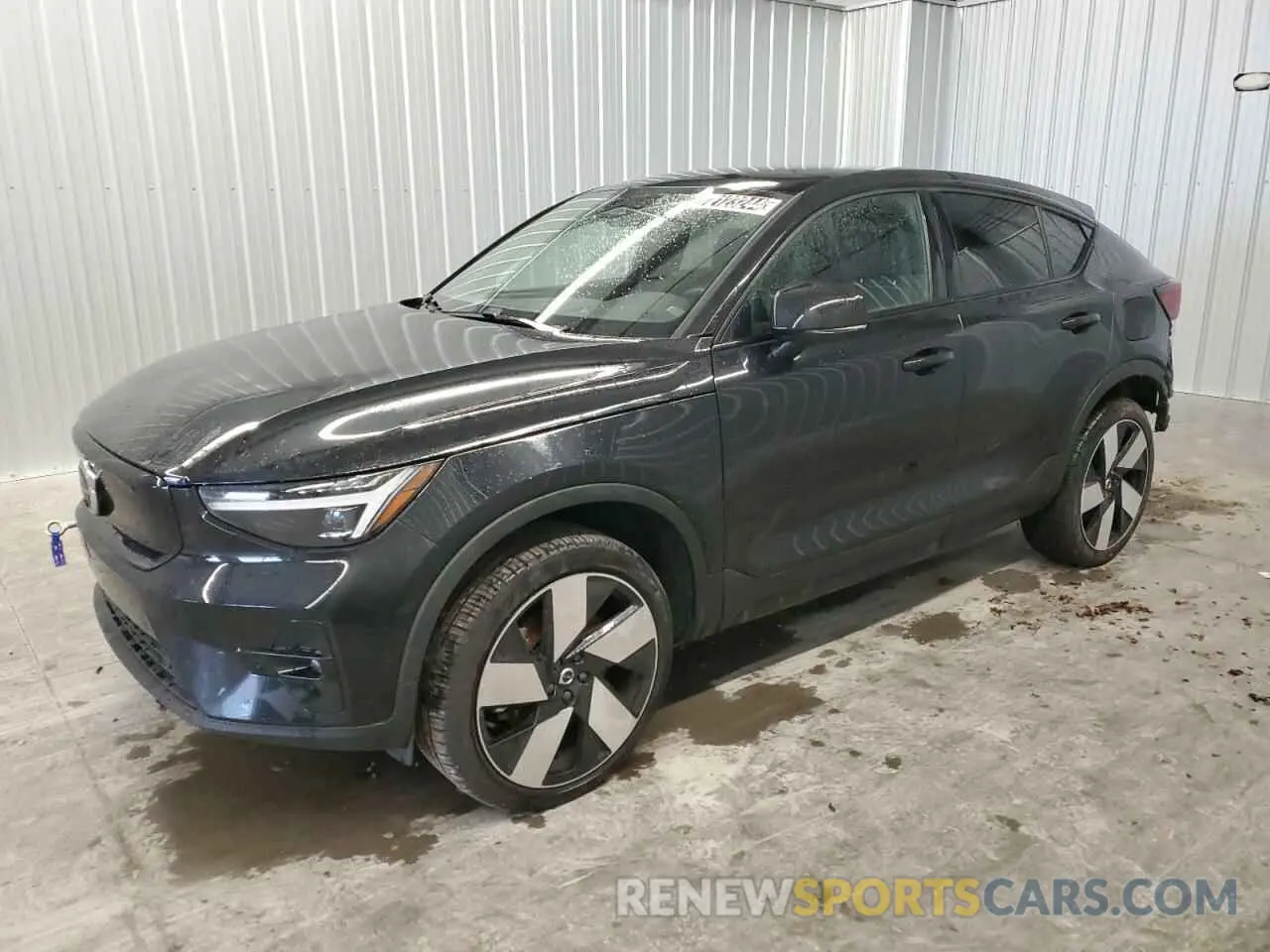 1 Photograph of a damaged car YV4ED3GM9P2063386 VOLVO C40 RECHAR 2023