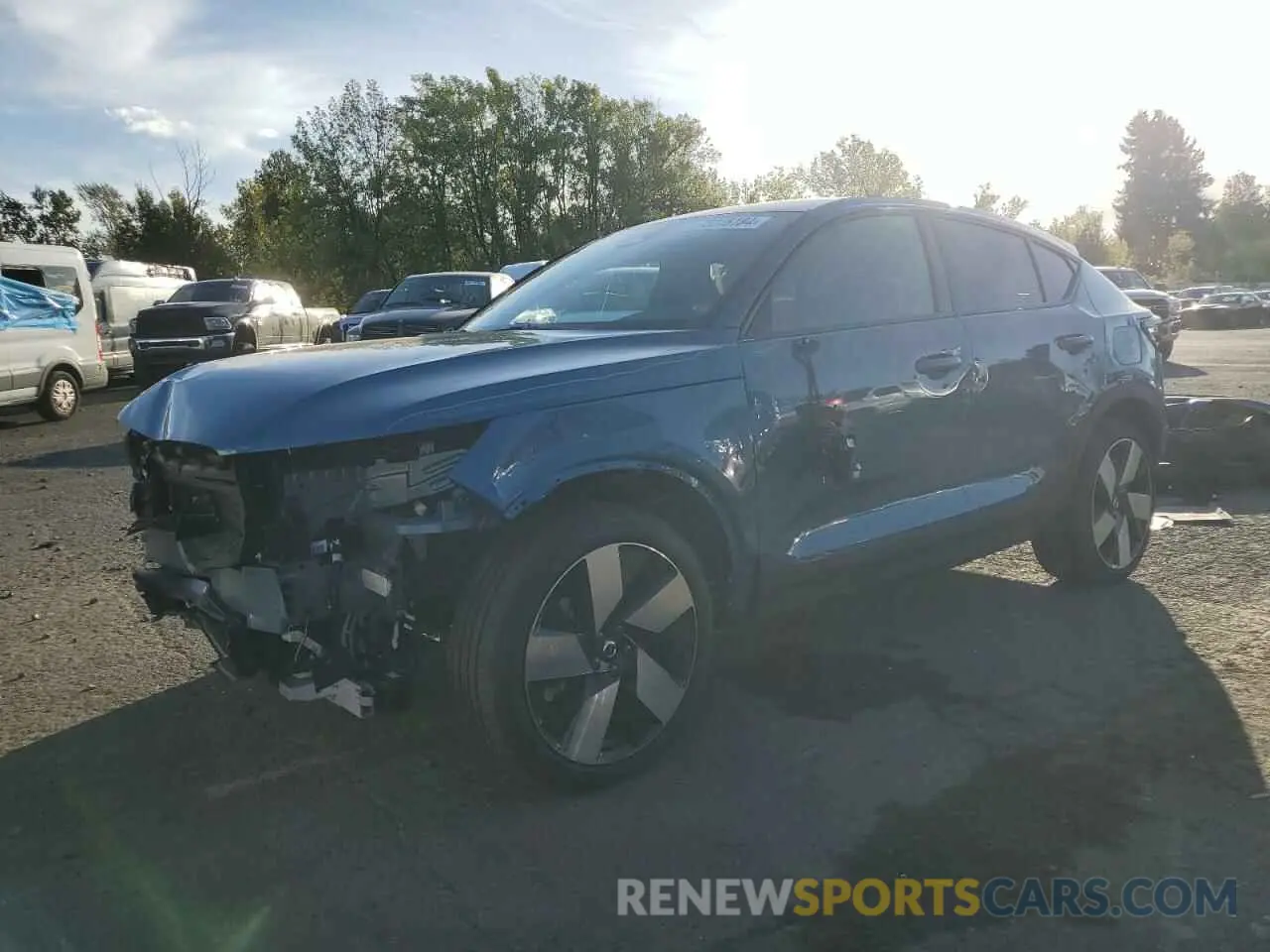 1 Photograph of a damaged car YV4ER3GMXR2106086 VOLVO C40 RECHAR 2024