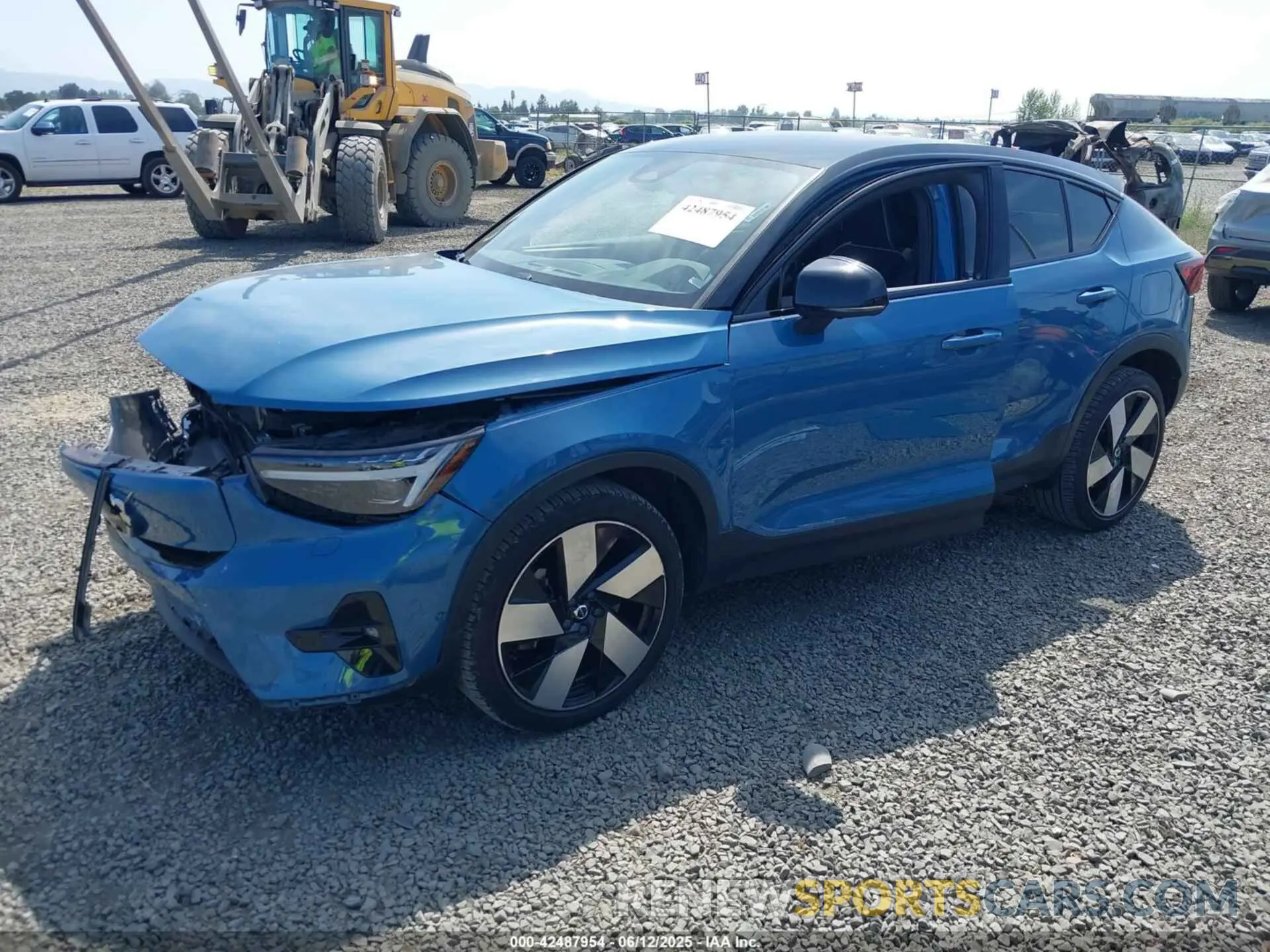 2 Photograph of a damaged car YV4ED3GB4N2001342 VOLVO C40 RECHARGE PURE ELECTRIC 2022