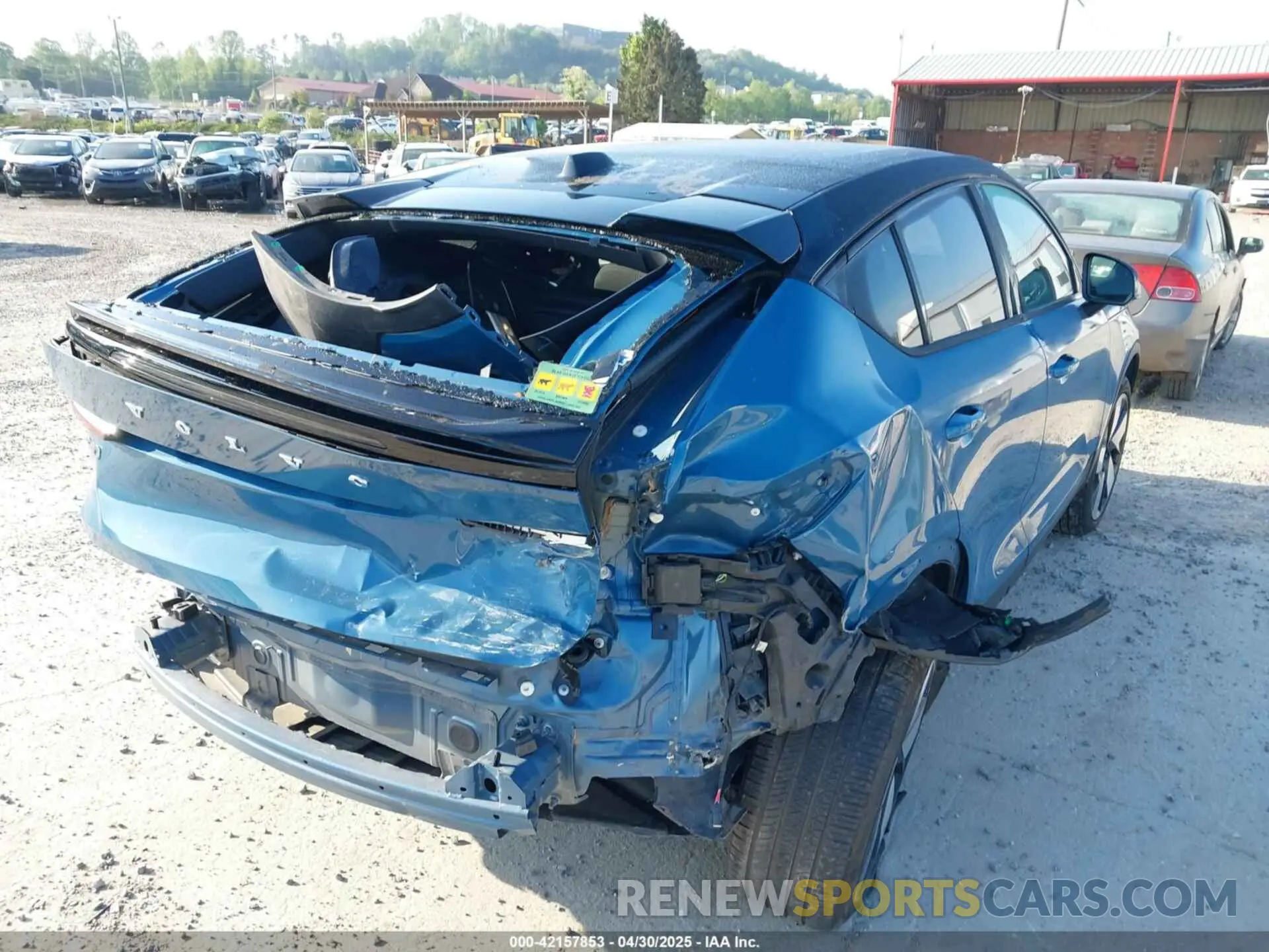 20 Photograph of a damaged car YV4ED3GB5N2007439 VOLVO C40 RECHARGE PURE ELECTRIC 2022