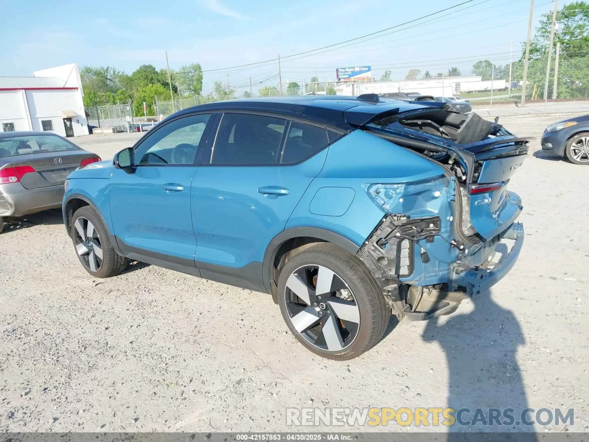 3 Photograph of a damaged car YV4ED3GB5N2007439 VOLVO C40 RECHARGE PURE ELECTRIC 2022